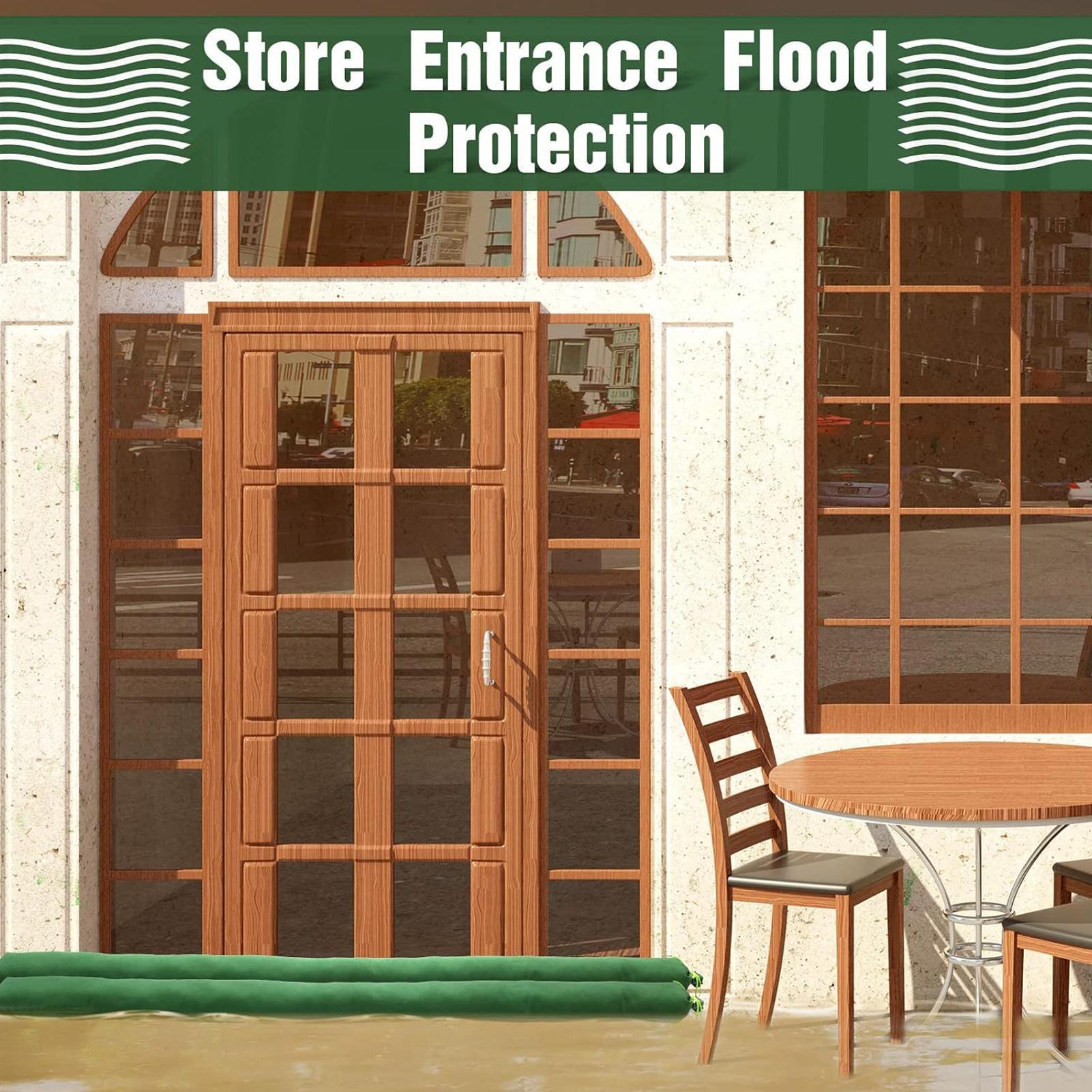 Flood Barrier Bag - Sacs anti-inondation pour sous-sol, 4 pièces,