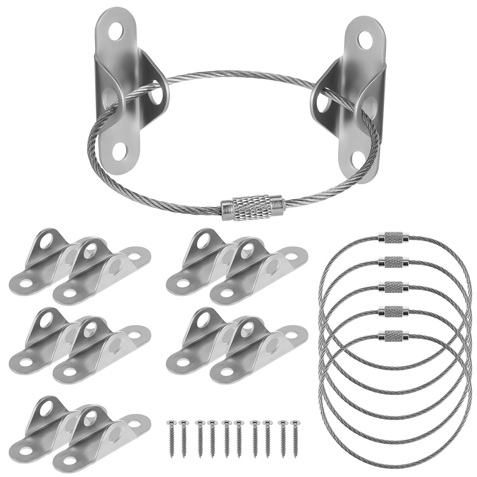 Earthquake Anchor Strap - 6 ensembles d'ancrages sécurisants pour meubles