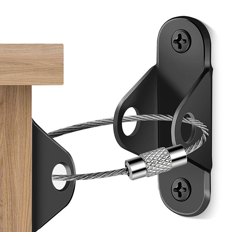 Earthquake Anchor Strap - 1 ensemble d'ancres anti-basculement pour meubles,