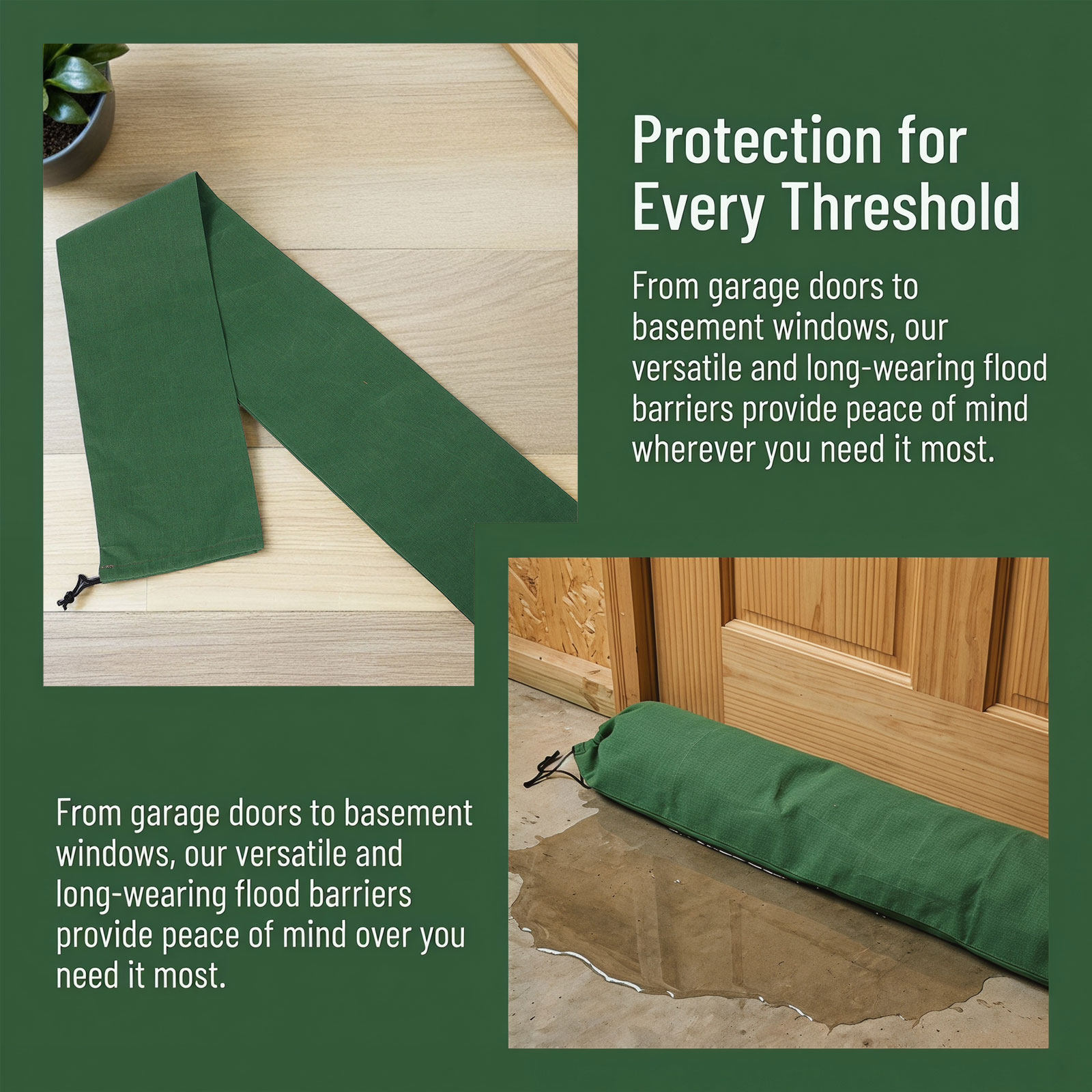 3 sacs de sable en toile pour  - Flood Barrier Bag avis et prix