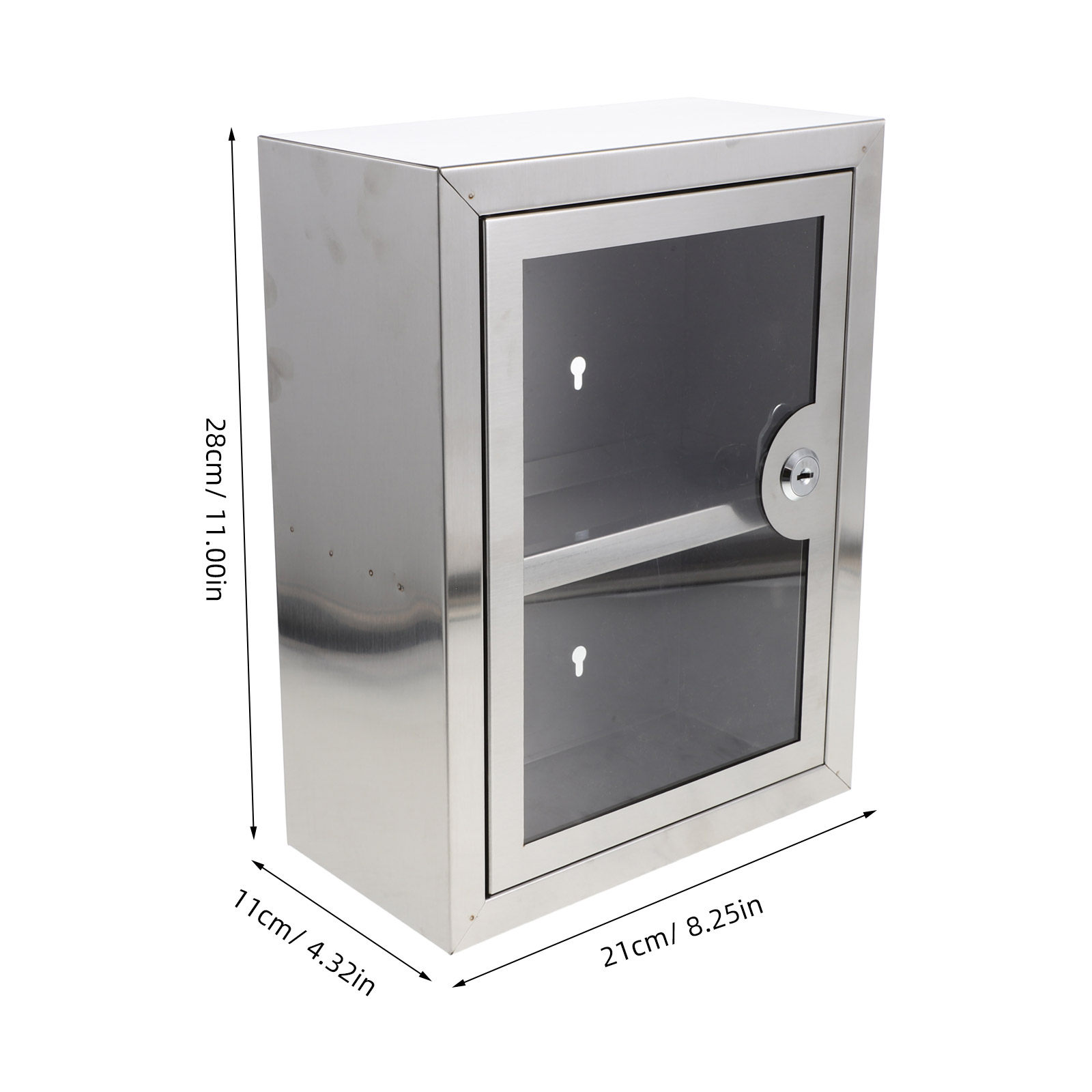 Armoire murale métallique verr - Medicine Cabinet Lock avis et prix
